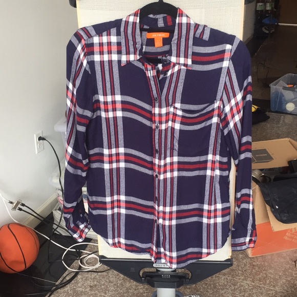 Drapey Plaid Shirt (similar to Rails) - Picture 1 of 3